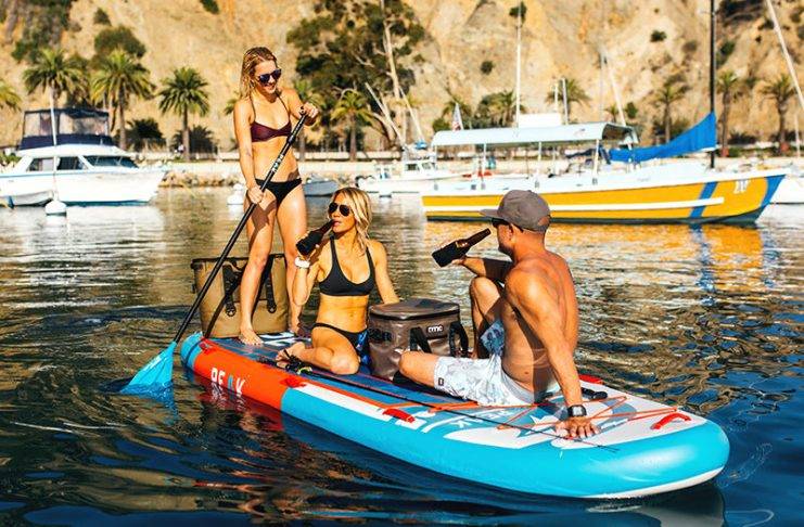 Great 12' Multi-Person Stand Up Paddle Board comes from Peak