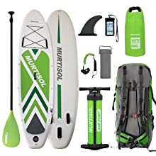 Murtisol Pro Inflatable Paddle Board Stand Up Lime green
