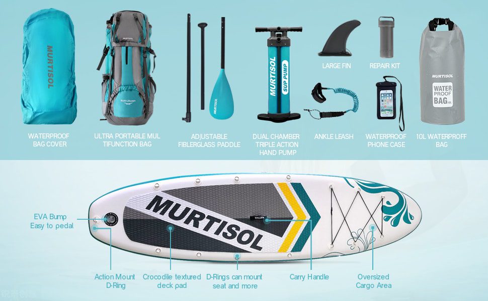 Murtisol Pro Inflatable Paddle Board Stand Up