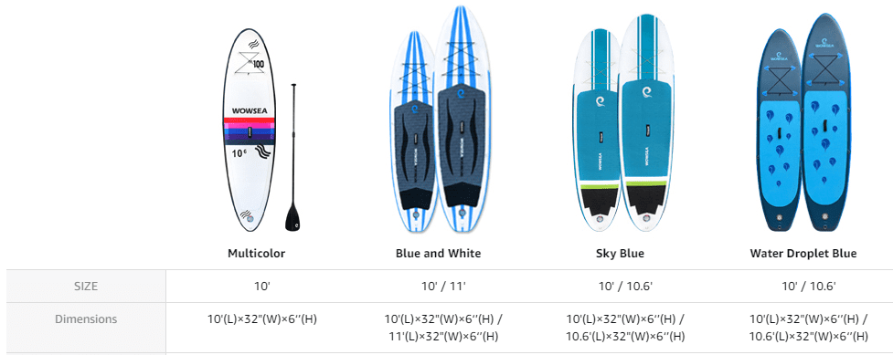 wowsea isup boards