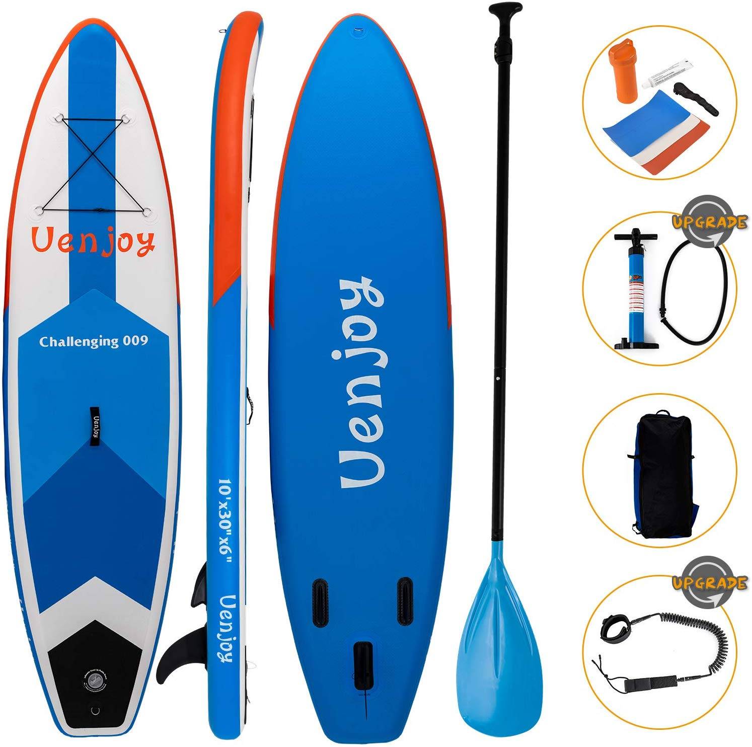 Uenjoy Inflatable Sup Around Paddle Board