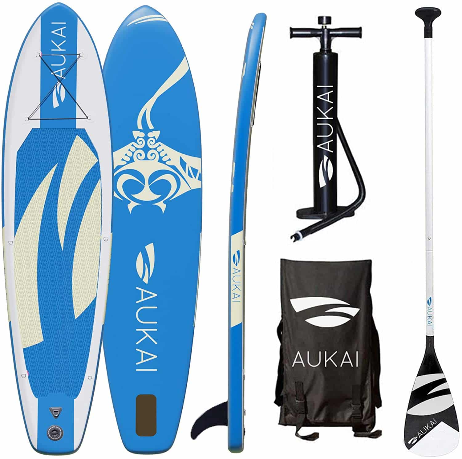 Aukai SUP Surfboard 320 cm Manta Stand Up Paddle Board Inflatable