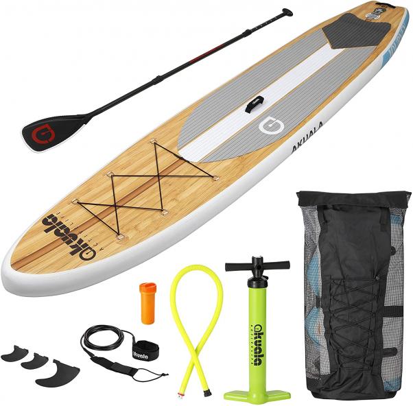 AKUALA Inflatable SUP Board All-Around Stand Up Paddle Package