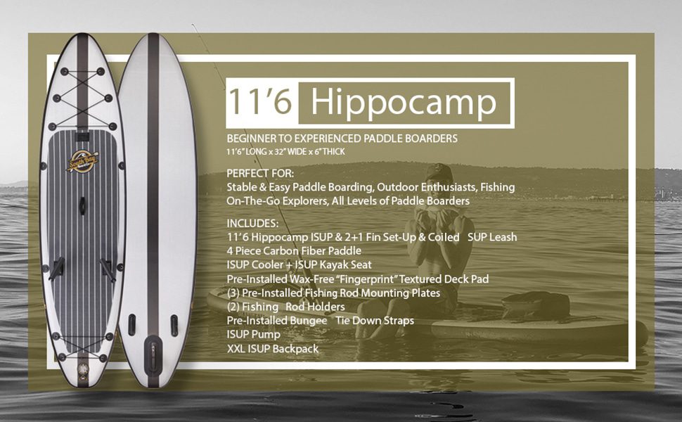 Hippocamp Inflatable Fishing Paddle Board