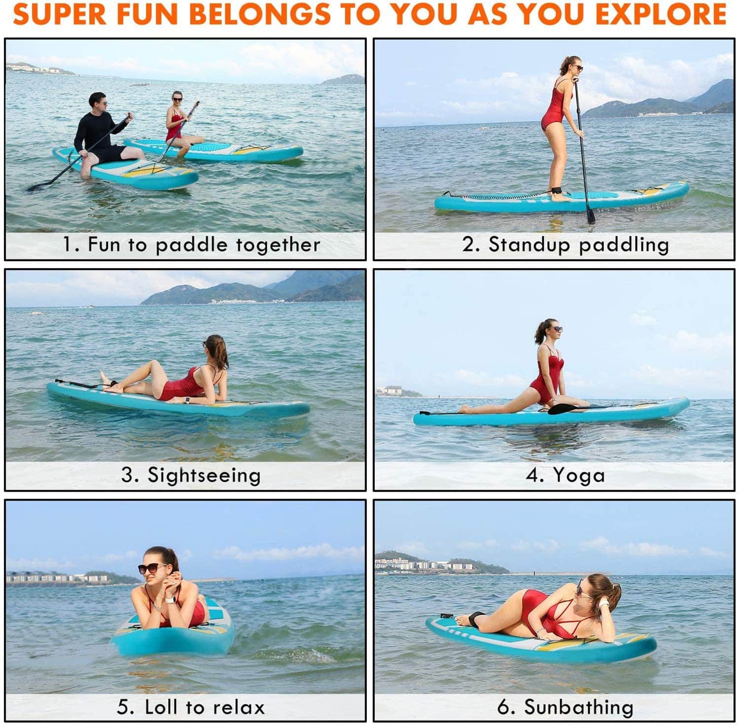 Hopekings Inflatable Stand Up Paddle Board