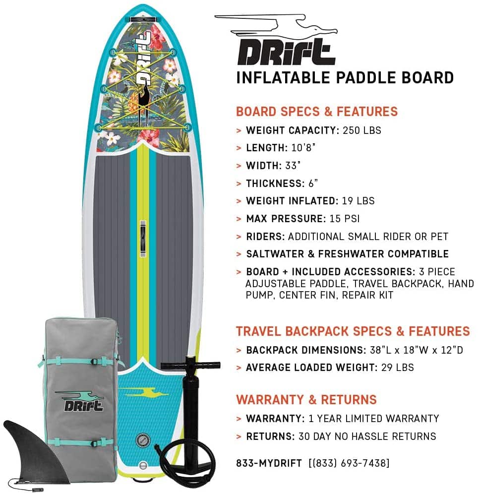 DRIFT Inflatable Stand Up Best