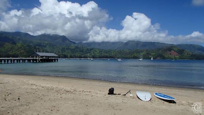 SUP Board Hanalei River Kauai Hawaii