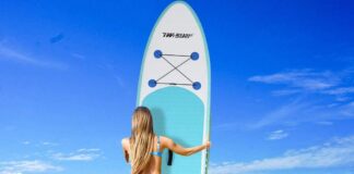 KANGMOON Inflatable Stand Up Paddle Board SUP