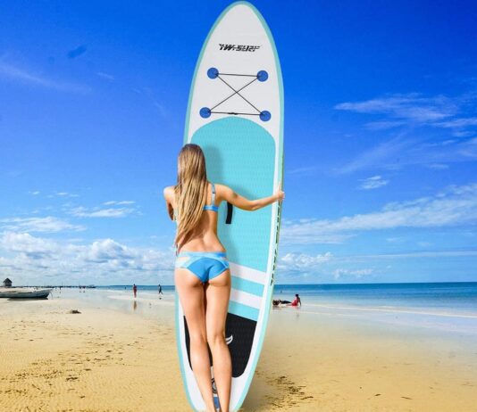 KANGMOON Inflatable Stand Up Paddle Board SUP