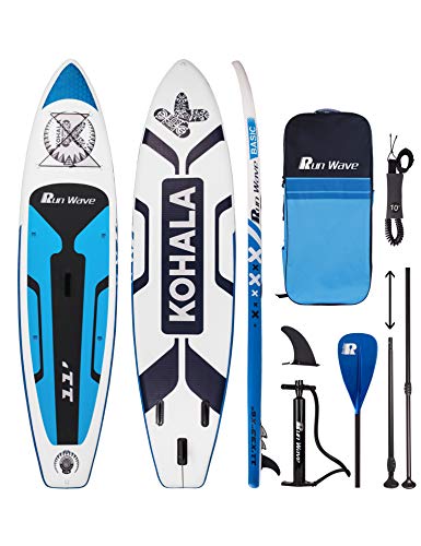 runwave inflatable stand up paddle board 113366 thick non slip