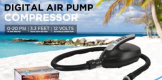 DigitalElectric Air Pump Compressor Tom Leithner SUP Board Gear