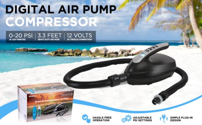 DigitalElectric Air Pump Compressor Tom Leithner SUP Board Gear