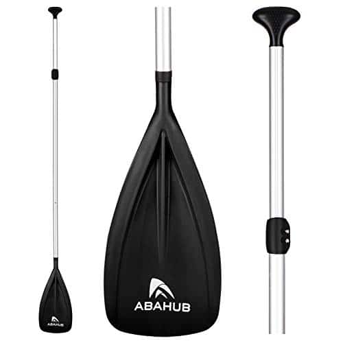 Abahub 3-Piece SUP Paddles, Lightweight Stand-up Paddle Oars for Paddleboard, Adjustable Aluminum Alloy Shaft 68
