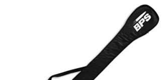 BPS 'Deluxe' 2-Piece SUP Paddle Bag - for Standup Paddleboarding Paddles - with Shoulder Carry Strap and Insulator to Protect The Paddle (Ebony Black)