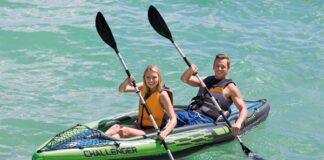 Best Intex Kayak Inflatable Set Tom Leithner SUP Board Gear