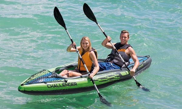 Best Intex Kayak Inflatable Set Tom Leithner SUP Board Gear