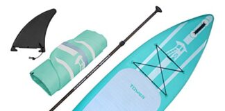 tower inflatable 104 stand up paddle board 6 inches thick universal