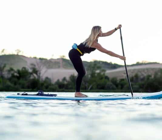 UICE Wood Inflatable Stand Up Paddle Board