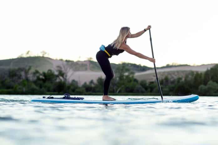 UICE Wood Inflatable Stand Up Paddle Board