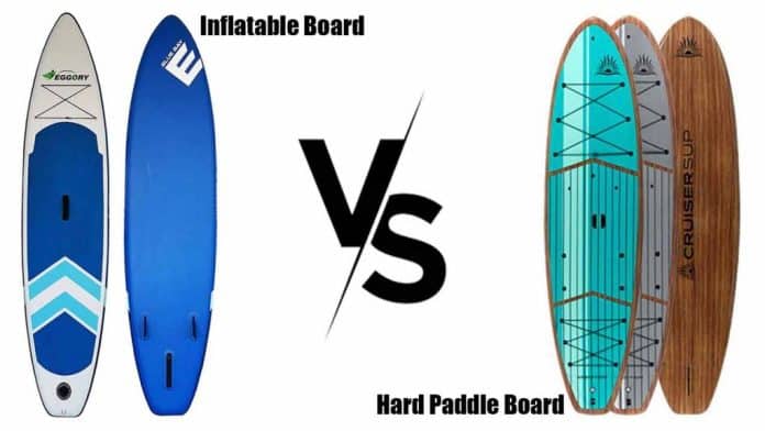whats the difference between an inflatable and a hardboard sup 5