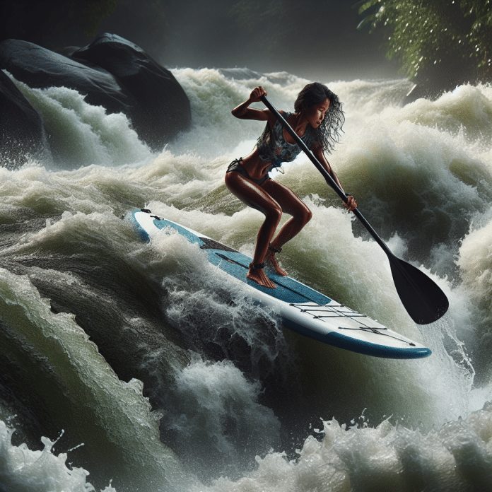 how do i safely navigate downstream rapids on a sup 1