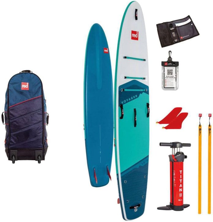 2023 red paddle co 12 x 28 voyager inflatable sup paddle board review