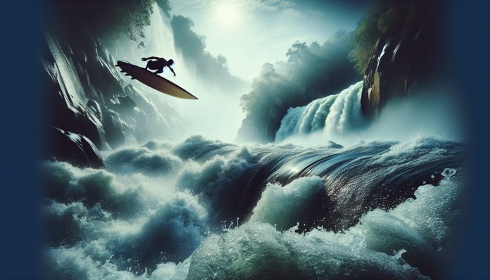 river surfing surf river rapids for an adventure