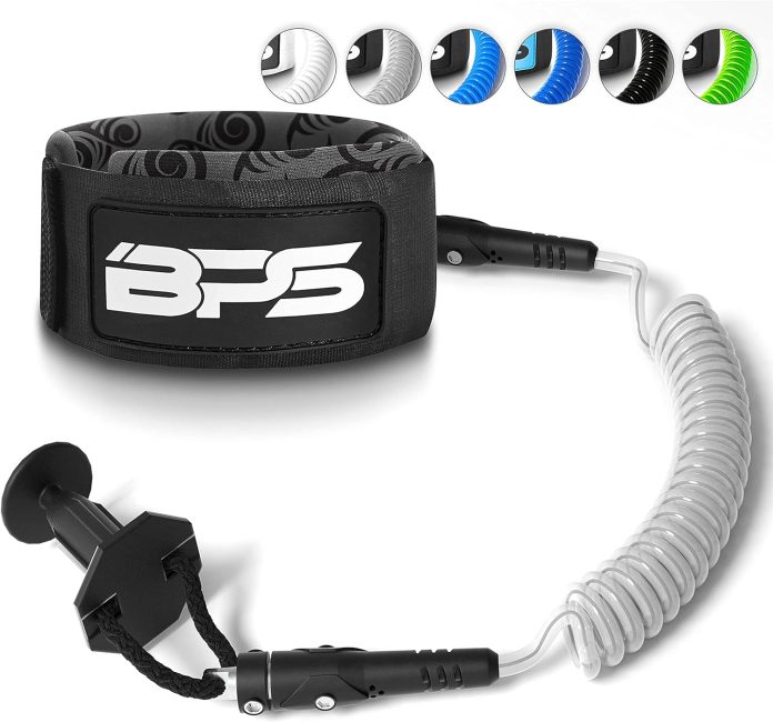 bps new zealand storm pro bodyboard leash wrist surf coiled leash review