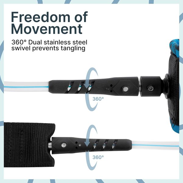 BPS Storm Bodyboard With Premium Coiled Leash - Lightweight EPS Core For All Wave Conditions