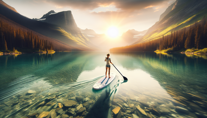 bring your sup to paradise at montanas glacier national park