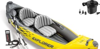 intex 68307ep explorer k2 inflatable kayak set review