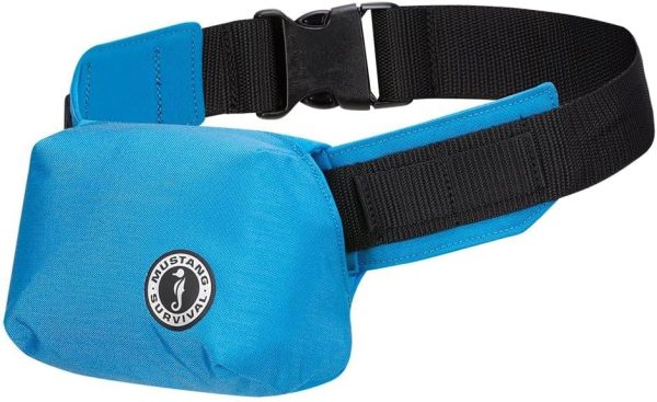 Mustang Survival Minimalist Belt Pack PFD (Color: Azure Blue)