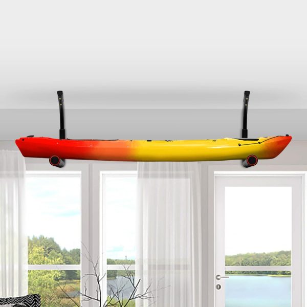 Paddle Board Rack Storage for Ceiling/Wall, Heavy Duty Surfboard Wall Mount, Surfboard Rack for Wall to Display SUPs, Paddleboards, Longboards, Shortboards, Indoor and Outdoor Hold Up to 70lbs