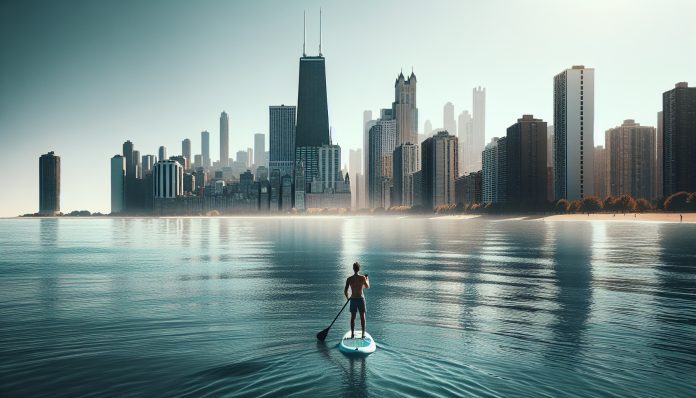 paddleboard chicagos lake michigan for city views