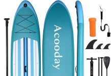 acooday paddle boards for adults inflatable stand up paddleboard 11ft extra wide blow up paddle board for youth with cam 1