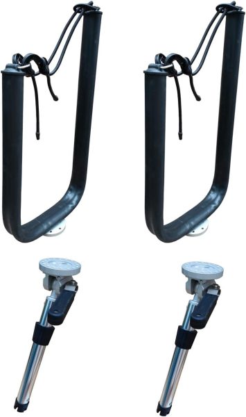 Brocraft Paddle Board Rack for Boat/Sup Board Rack for Boat/Paddle Board Rack for Boat Rod Holder (Set of 2)