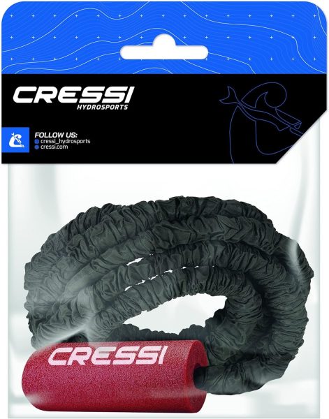 Cressi Trailer Leash for Towing and Mooring SUP Boards with Carabiners for Quick Catch and Release