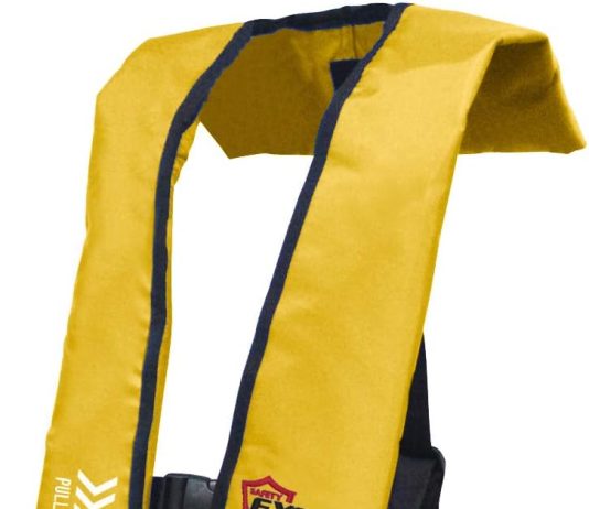 eyson inflatable life jacket life vest basic manual 709 yellow manual 1