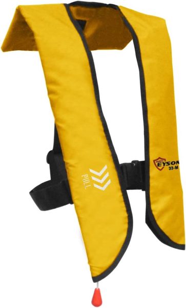 Eyson® Inflatable Life Jacket Life Vest Basic Manual (709 Yellow Manual)