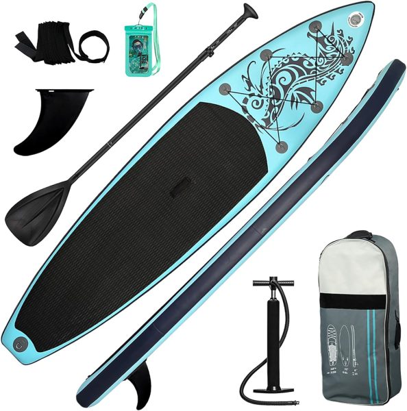 FunWater Inflatable Stand Up Paddle Board,3 Year Warranty,SUP Paddleboards with Full Set of Accessories,Suitable for Surf Fishing Yoga