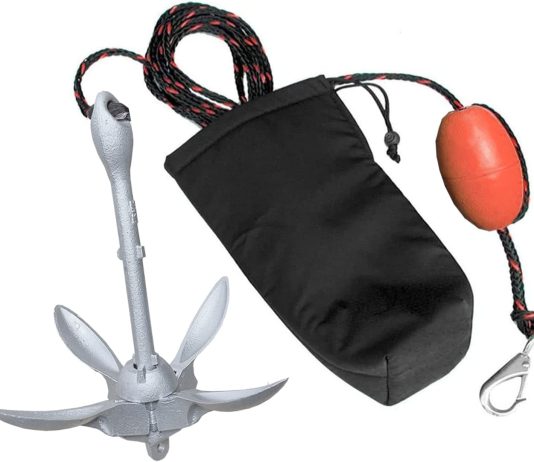 isure marine kayak anchor accessories kits 15kg35 lbs portable buoy kit canoe raft boat sailboat fishing with rope compl