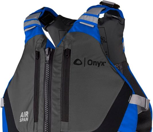 onyx air span breeze uscg approved paddling life jacket 2