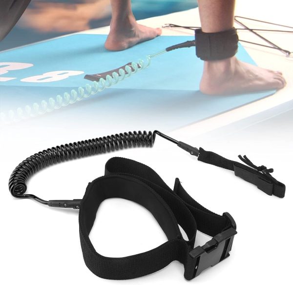 Safety Board Leash, Comfortable Surfboard Leash Surfing Safety Waist Rope Replacement for Surfboard Leash for Stand Paddle Boards