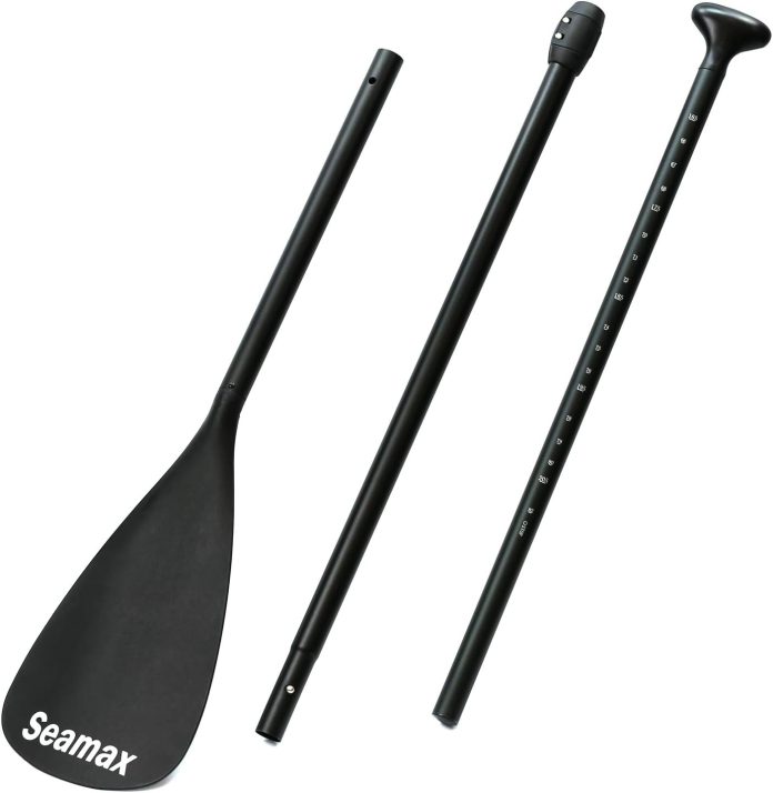 seamax sup paddle for all stand up paddle board floatable and portable adjustable length 68 to 82 for kid and adult 2