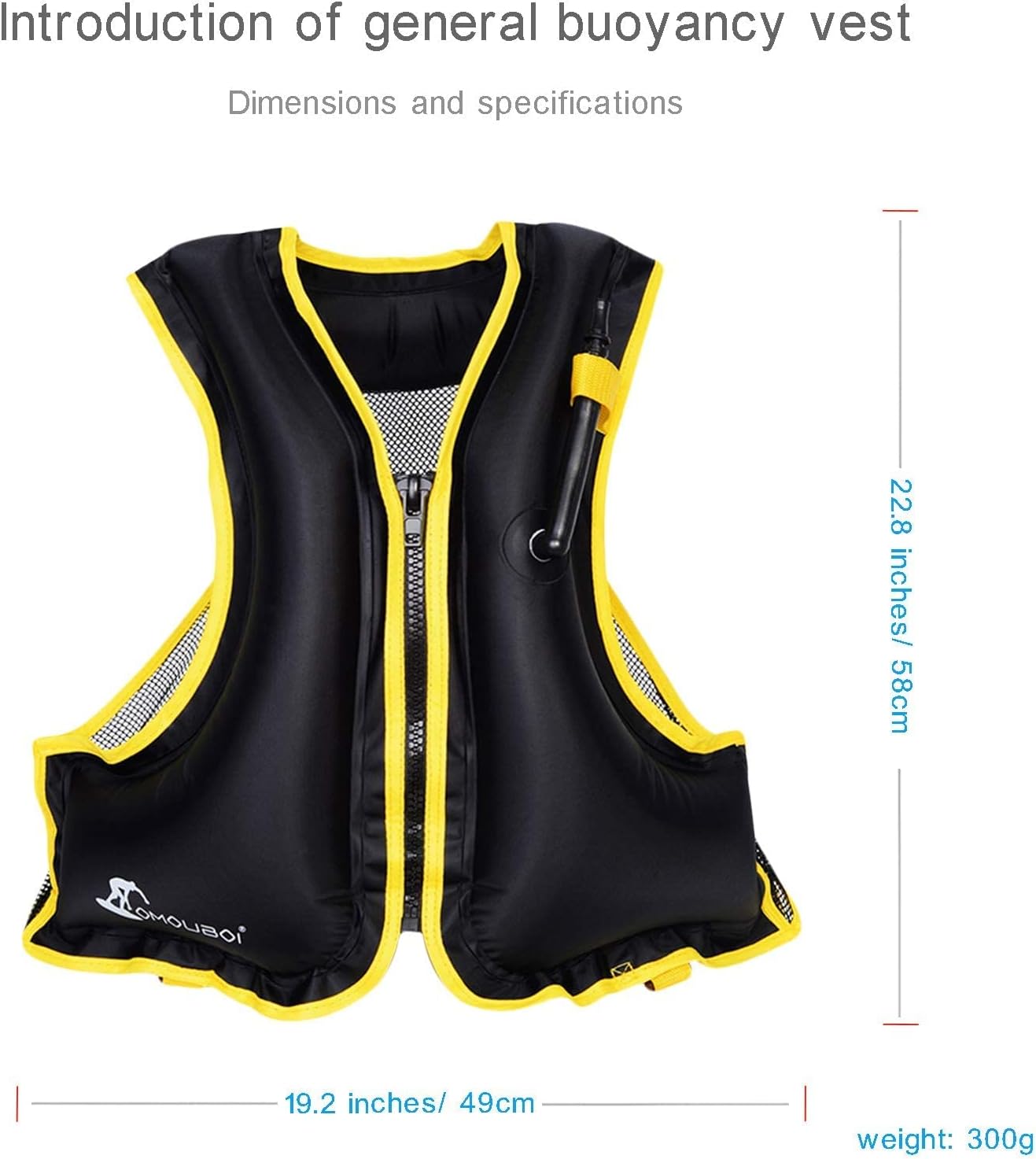 appmoo snorkel vest inflatable floatage jackets snorkeling vest for adults kayaking buoyancy vest portable buoyancy vest 4