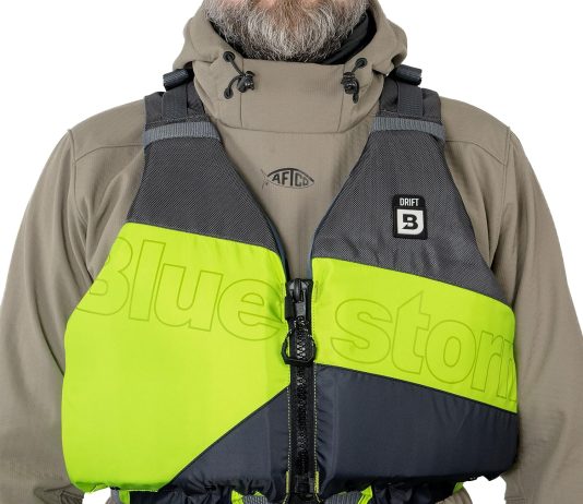 bluestorm drift kayak life jacket pfd fully adjustable universal sized us coast guard approved for kayaking paddling sup 3