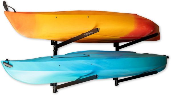 StoreYourBoard G-Kayak Wall Storage Rack, Adjustable Levels, Heavy Duty Indoor and Outdoor Organizer