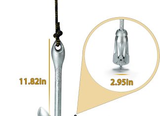 kayak anchor kit jet ski anchorcanoes anchor paddle boards anchor sup anchor extra two rescue whistles silver 2