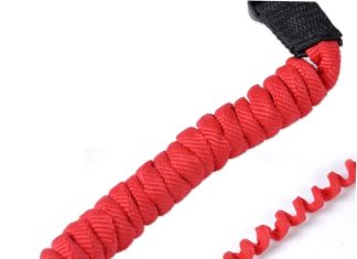 inoomp fishing rod holder leash review