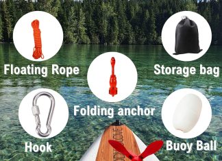 kayak anchor kit 1535lb small boat anchor folding grapnel anchor for kayak small boat canoe paddle board jet ski with 32 1